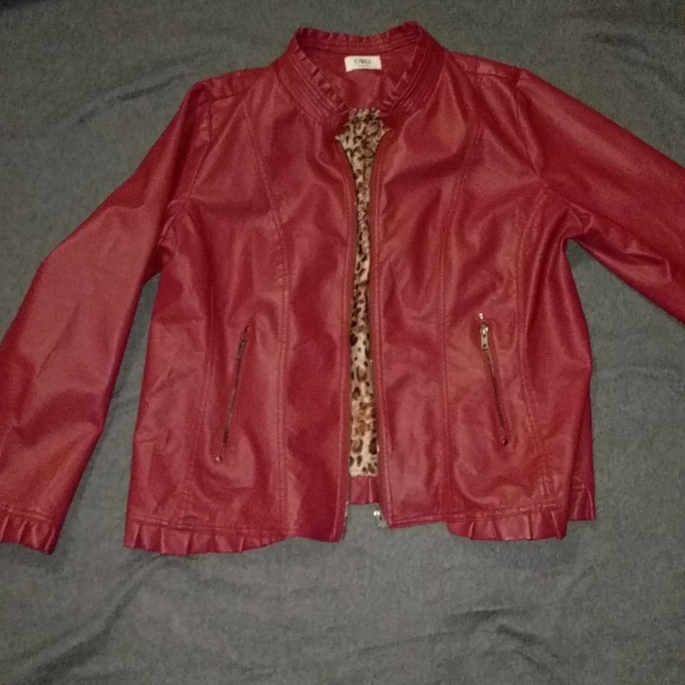 Leather jacket